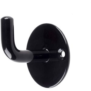 Cuier perete REUNION INDUSTRIAL 7-C8741.03, 1 agatatoare, otel, negru lucios