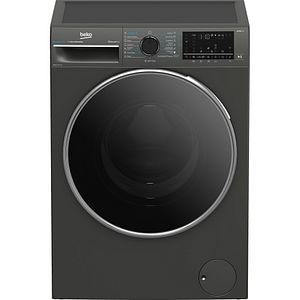 Masina de spalat rufe frontala BEKO B7WFU610418MB2 ES, EnergySpin, SteamCure, 10 kg, 1400rpm, Clasa A, Wi-Fi, gri inchis