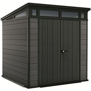 Casuta de gradina KETER Cortina 7x7, plastic, 216 x 218 x 226 cm, gri