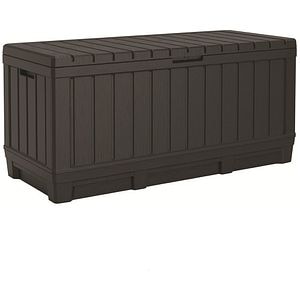 Lada depozitare KETER Kentwood 350 L, polipropilena, 128 x 53.6 x 59 cm, gri antracit