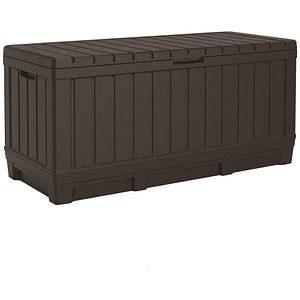 Lada depozitare KETER Kentwood 350 L, polipropilena, 128 x 53.6 x 59 cm, maro