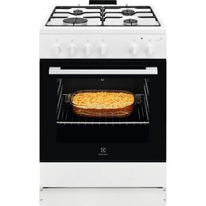 Aragaz ELECTROLUX LKG604012W, 4 arzatoare, Gaz, L 60 cm, Grill, Rotisor, alb