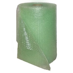 Folie cu bule de aer mici, verde, 0.50 x 10 m 