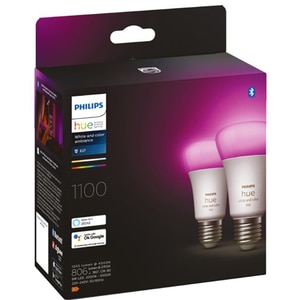 Set Bec LED PHILIPS Hue 8719514291317 A60 9W (60W), E27, Lumina RGB