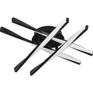 Plafoniera EGLO Adeje, LED, 19W, 2600lm, 3000K, negru