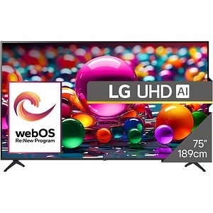 Televizor LED Smart LG 75UA75006LA, Ultra HD 4K, HDR, 189cm