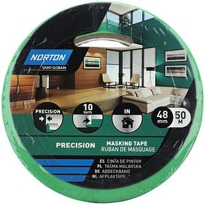 Banda mascare NORTON, 48 mm x 50 m, hartie, verde