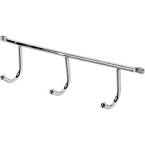 Cuier de perete REUNION INDUSTRIAL 7-C1030.3.21, 3 agatatoare, otel, crom