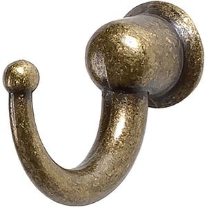 Cuier de perete REUNION INDUSTRIAL 7-C1034.32, 1 agatatoare, zamac, aramiu