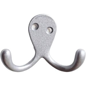 Cuier de perete REUNION INDUSTRIAL 7-C1040.38, 2 agatatoare, zamac, crom