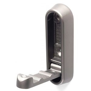 Cuier perete REUNION INDUSTRIAL 7-C8726.302, 1 agatatoare, zamac, gri