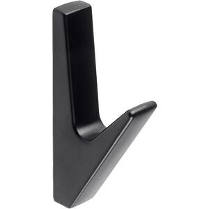 Cuier de perete REUNION INDUSTRIAL 7-C8728.18, 1 agatatoare, zamac, negru