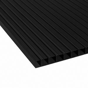 Policarbonat celular Carboplak, 6 x 2.1 m, 8 mm, negru