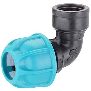 Cot cu filet furtun, negru cu verde  Claber