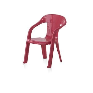 Scaun de gradina si terasa pentru copii Baghera, roz, plastic, 36 x 50 x 37 cm