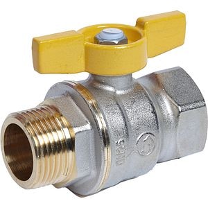 Robinet gaz fluture GIACOMINI R734GAX003, 1.1/2", alama