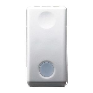 Buton sonerie LED, 10 A, 250 V, alb  Gewiss System