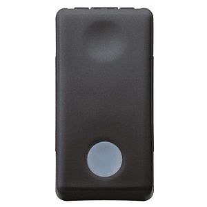 Buton sonerie LED 16 A, 250 V, negru  Gewiss System