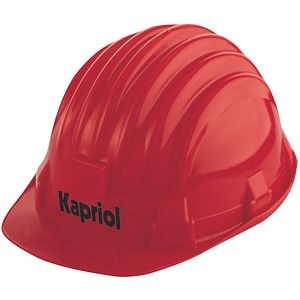 Casca de protectie KAPRIOL, PVC, rosu