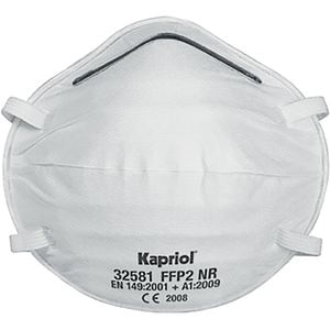 Set 5 masti KAPRIOL 32581, FFP2, textil, alb