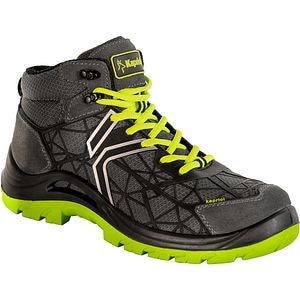 Bocanci de protectie KAPRIOL Spider, S3 L FO SR, bombeu din otel, marimea 44, Gri/Verde