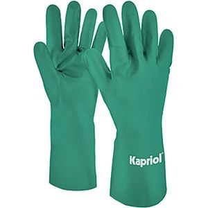 Manusi de protectie KAPRIOL, nitril, 10/XL, verde