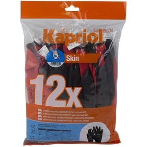 Manusi de protectie KAPRIOL 89004, marimea 10, 12 bucati, negru