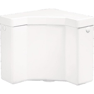 Rezervor suspendat EUROCIERE, de colt, 31 x 31 x 10.5cm, 9l, alb