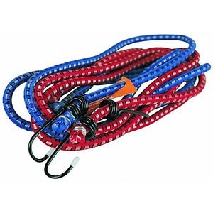 Chinga elastica BOTTARI, 8mm x 80cm, 2 buc, albastru-rosu