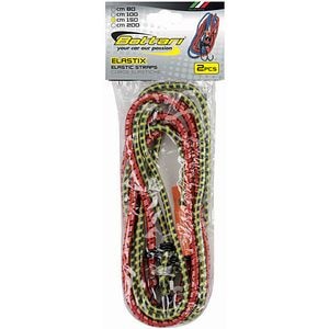 Chinga elastica BOTTARI, 8mm x 200cm, 2 buc, rosu-albastru