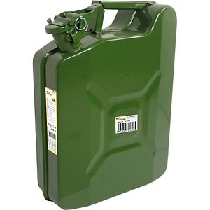 Canistra combustibil, 10l, metal, verde