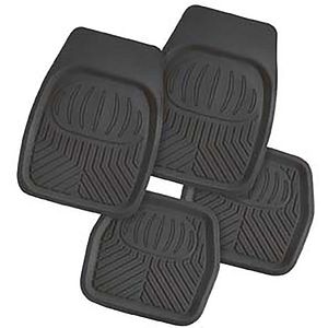 Set 4 covorase auto GRAND PRIX Igloo 33081, PVC, 4 buc, negru