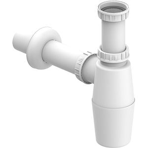 Sifon lavoar tip german, polipropilena, D 40mm, 1 1/2", alb