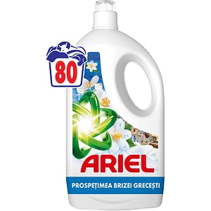 Detergent lichid ARIEL Fresh Breeze of Greek Island, 3.6 l, 80 spalari