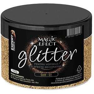 Glitter decorativ EXPERT EXTREME Magic Effect, 150 g, Gold G1, auriu