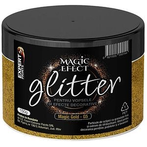 Glitter decorativ EXPERT EXTREME Magic Effect, 150 g, Magic Gold G5, auriu