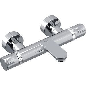 Baterie cada-dus ROCA Atis-T A5A1283C00, termostat, alama sanitara, crom