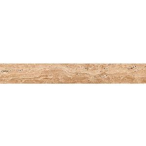 Plinta RODAPIE Spider Travertino Rocker, ceramica, 8 x 60 cm, 8 mm, bej