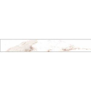 Plinta RODAPIE Calcutta Reale, ceramica, 8 x 60 cm, 8 mm, alb