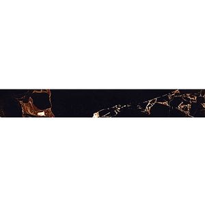 Plinta RODAPIE Formentera, ceramica, 8 x 60 cm, 8 mm, negru