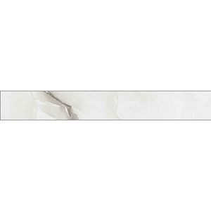 Plinta RODAPIE Orlano Pearl, ceramica, 8 x 60 cm, 8 mm, alb