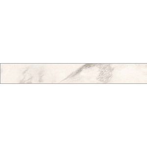 Plinta RODAPIE Alpino, ceramica, 8 x 60 cm, 8 mm, alb