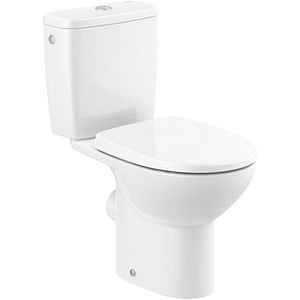 Set vas WC ROCA Victoria-N A34PV08000, rimless, portelan, rezervor 4.5 l, alb