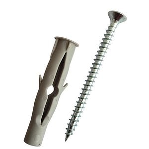 Dibluri plastic cu surub Fischer FU, 6 x 35 mm