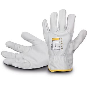 Manusi de protectie CERVA, marimea 9, alb