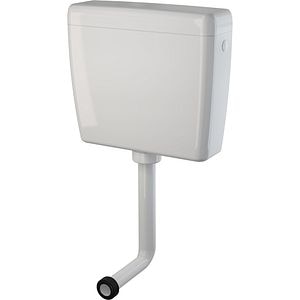 Rezervor WC suspendat ALCA A940-M-1/2, start-stop, 44.2 x 12.7 x 39 cm, 8 l, alb