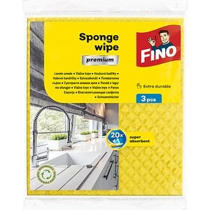 Laveta umeda FINO Premium, galben, 3 bucati