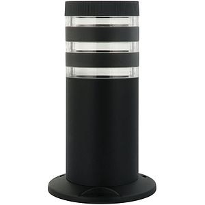Stalp de iluminat gradina Horoz, 60W, E27, IP44, 300 x 90 mm, negru