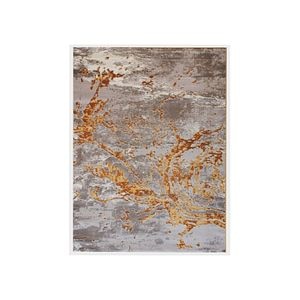 Covor living, gri/crem/galben, poliester, 120 x 180 x 1.1 cm • Karacahan Mira
