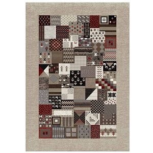 Covor dormitor Print, 160 x 230 cm, polipropilena, multicolor